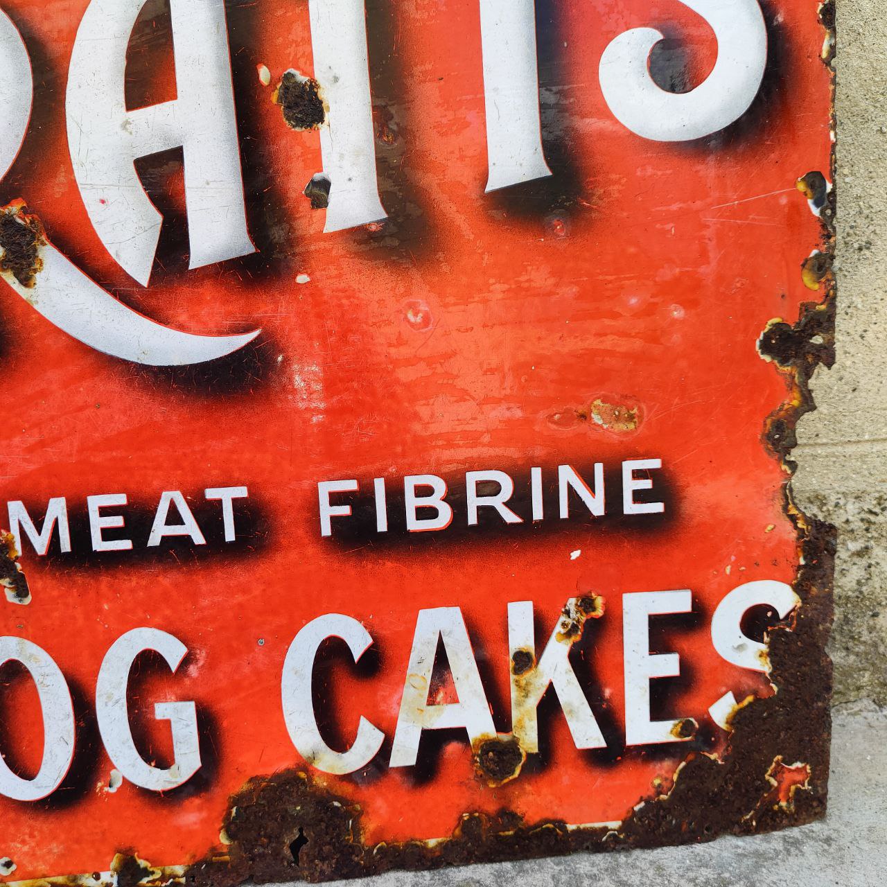 Advertising sign - Spratt's Dog Cake