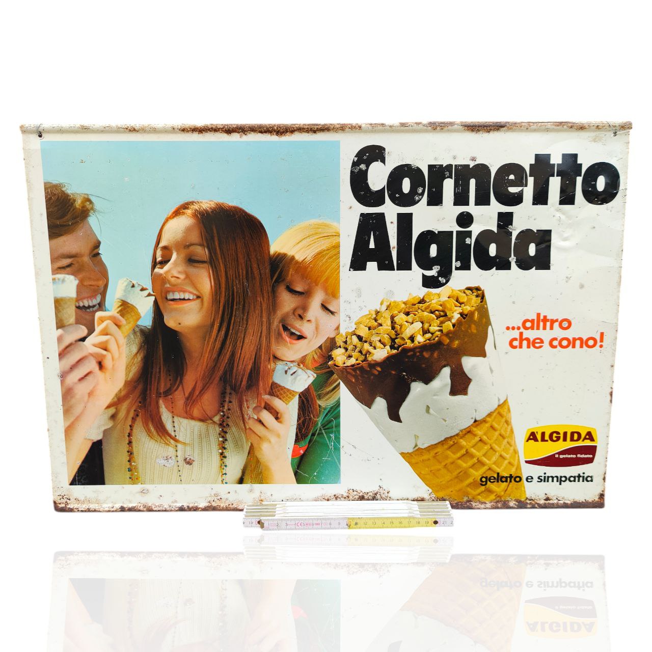 Advertising sign - Cornetto Algida