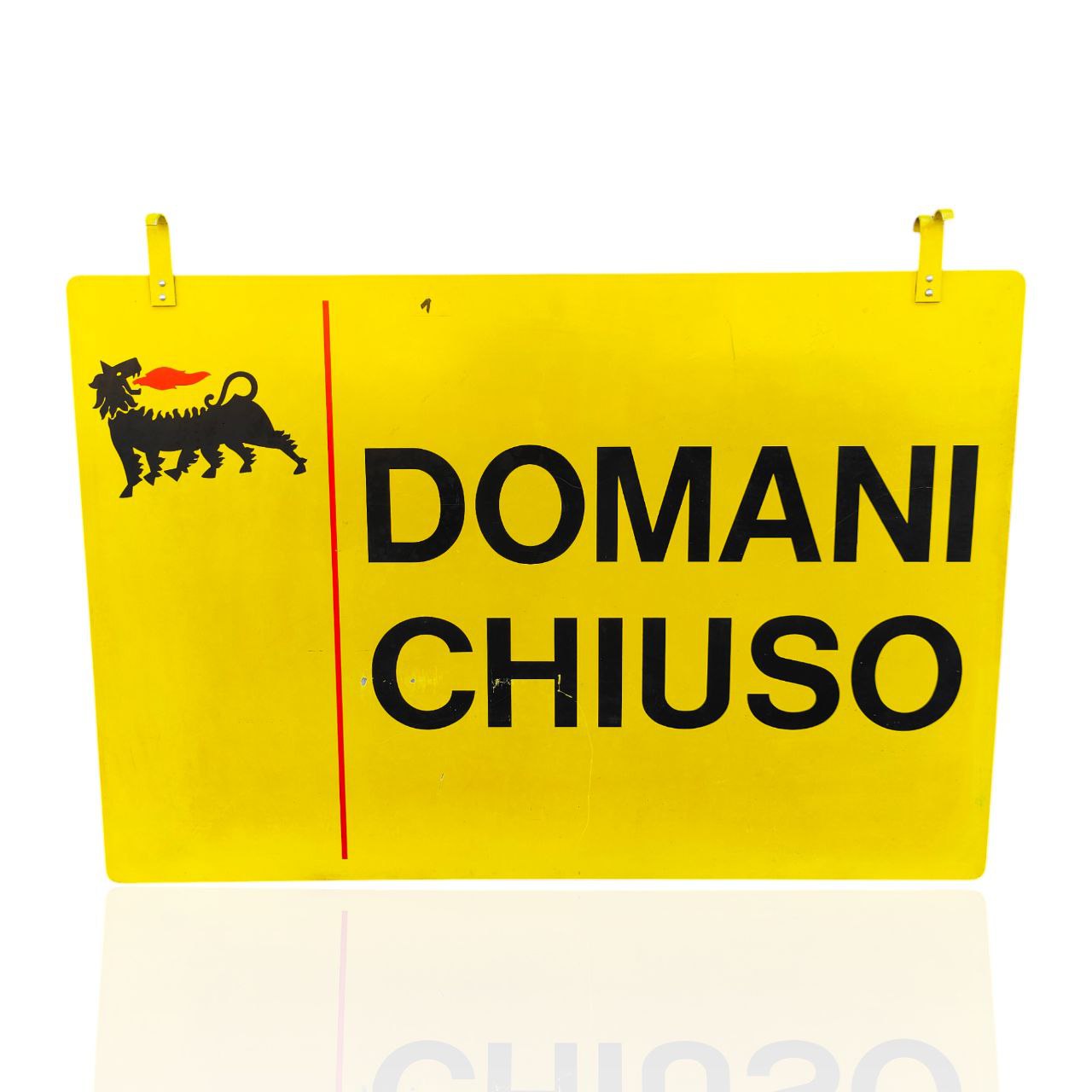 Advertising sign - AGIP closed today