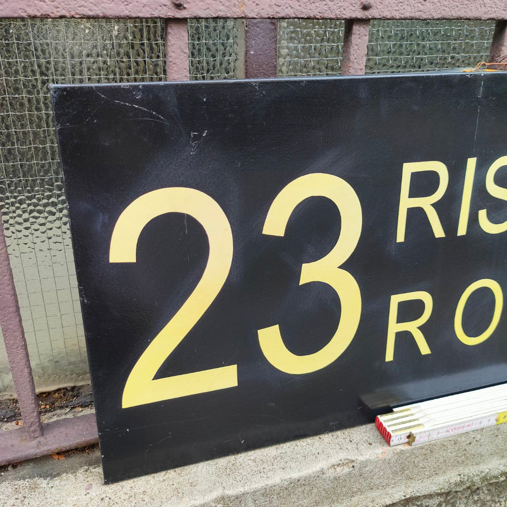 Sign - 23 reserved scrap