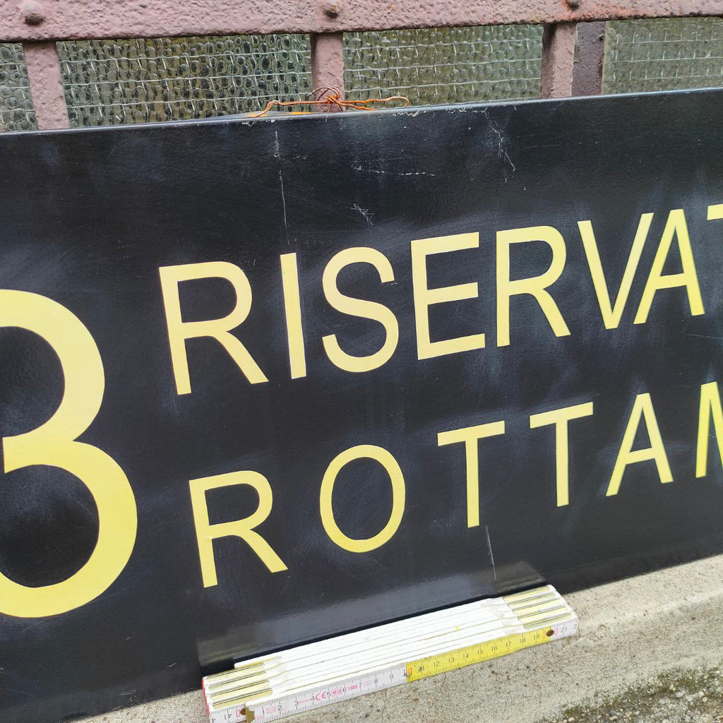 Sign - 23 reserved scrap