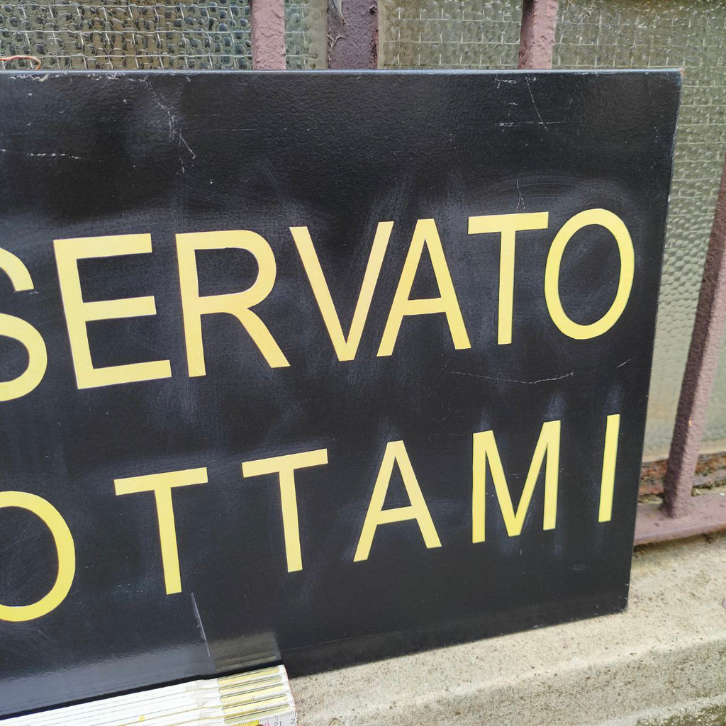 Sign - 23 reserved scrap