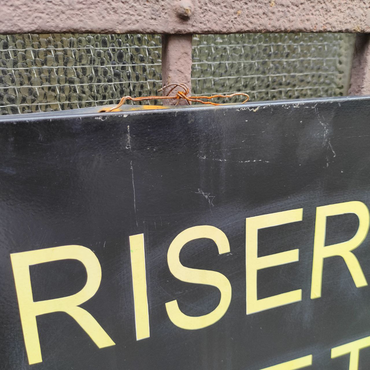 Sign - 23 reserved scrap