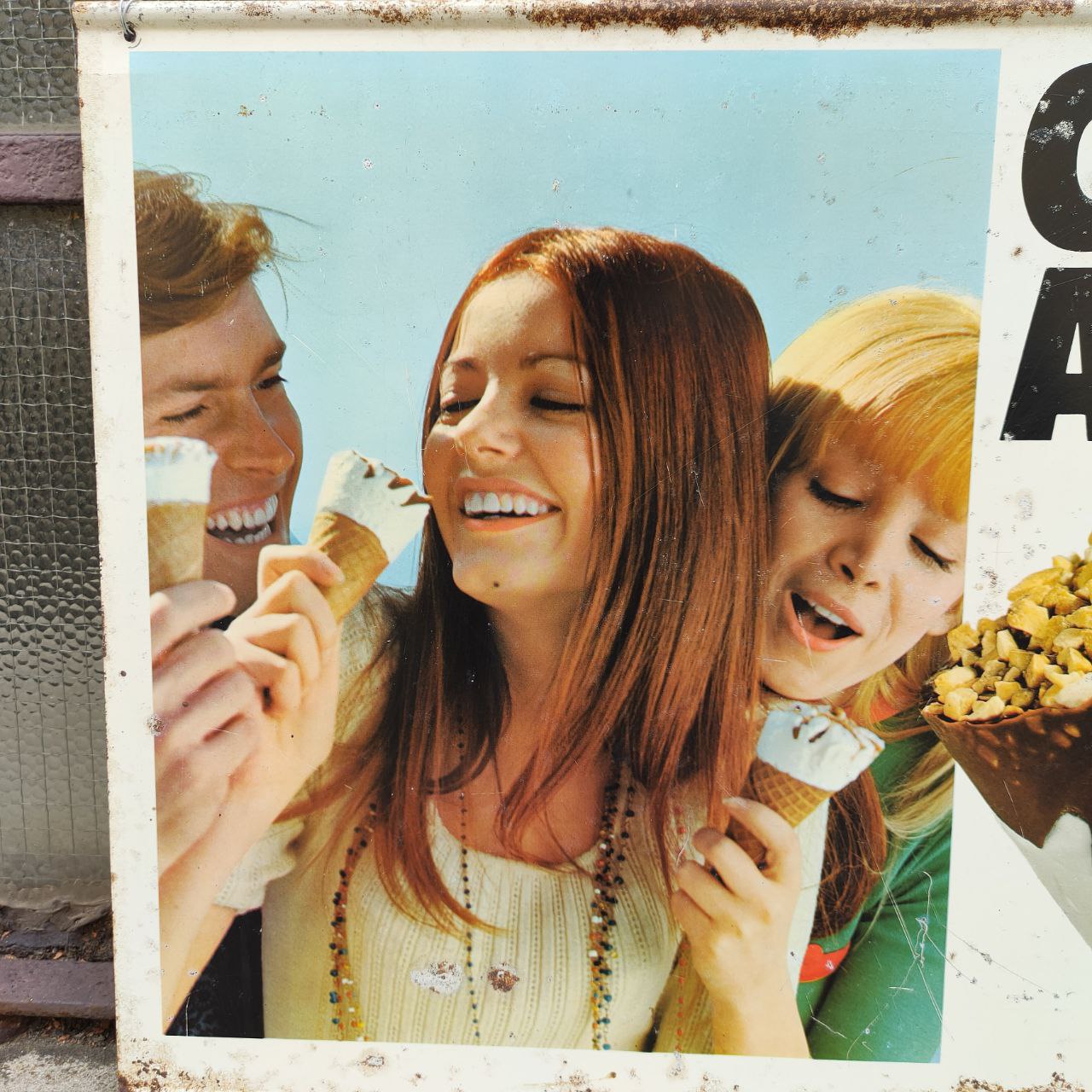 Advertising sign - Cornetto Algida