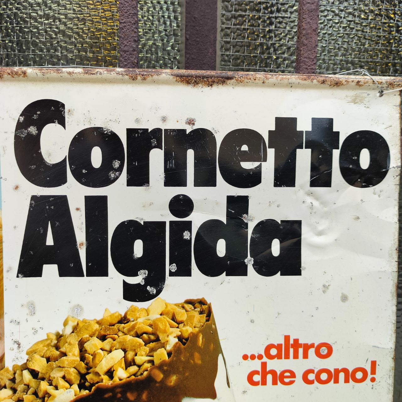 Advertising sign - Cornetto Algida