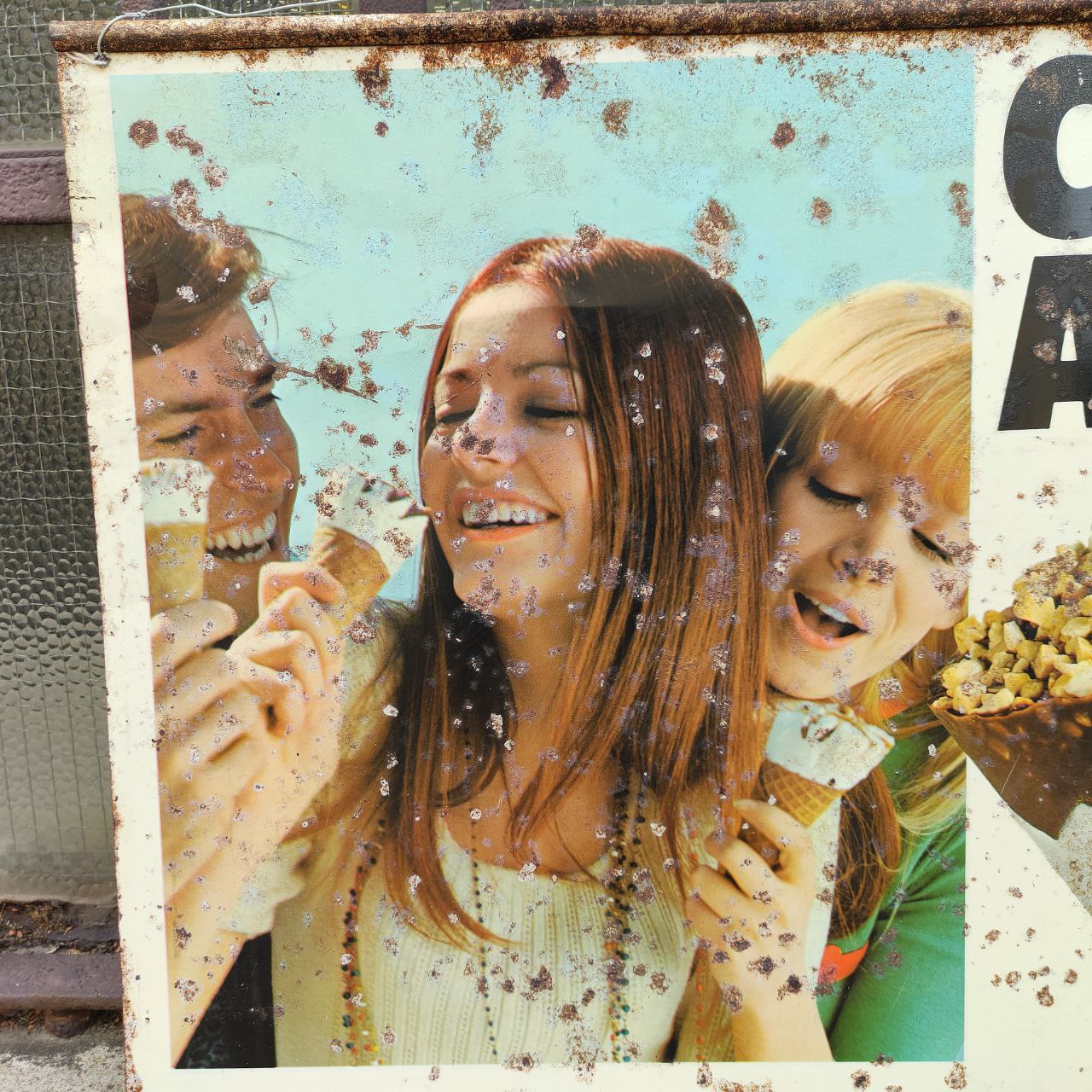 Advertising sign - Cornetto Algida