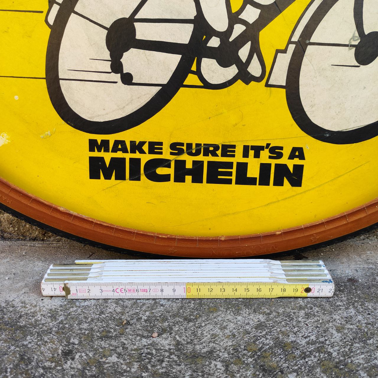 Advertising sign - Michelin World Tour