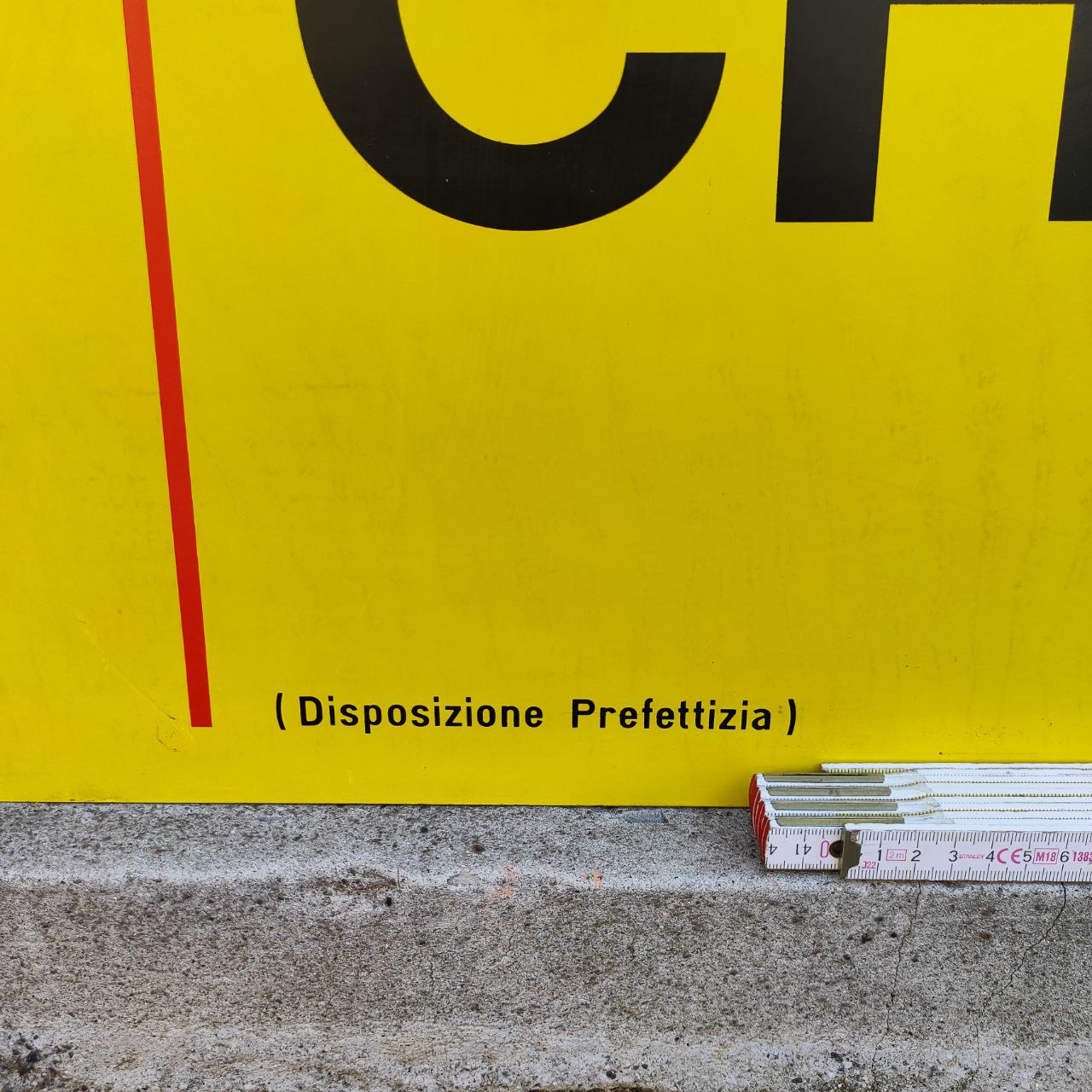 Advertising sign - AGIP closed today