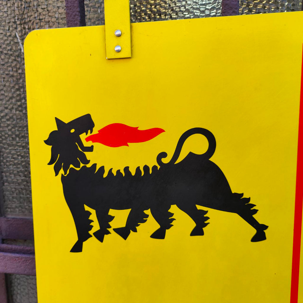 Advertising sign - AGIP closed today