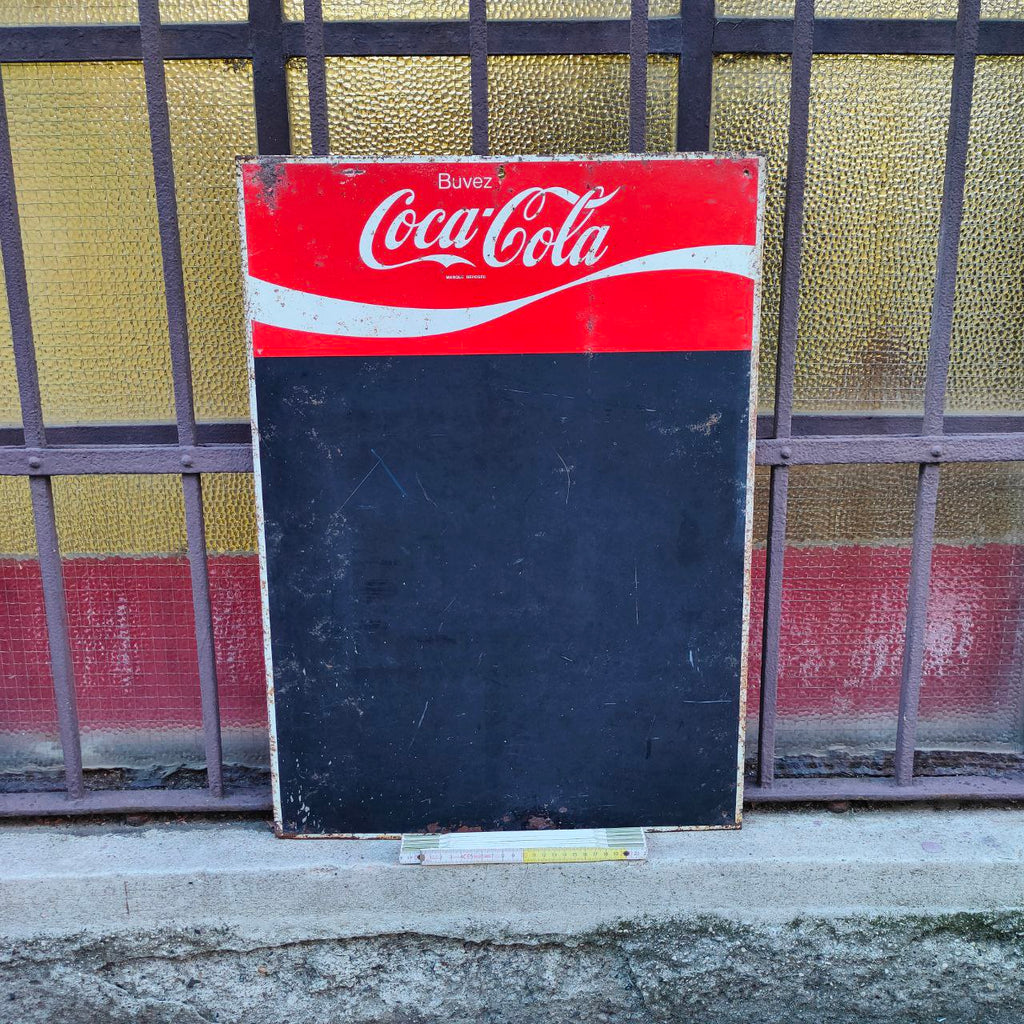 Coca-Cola advertising blackboard