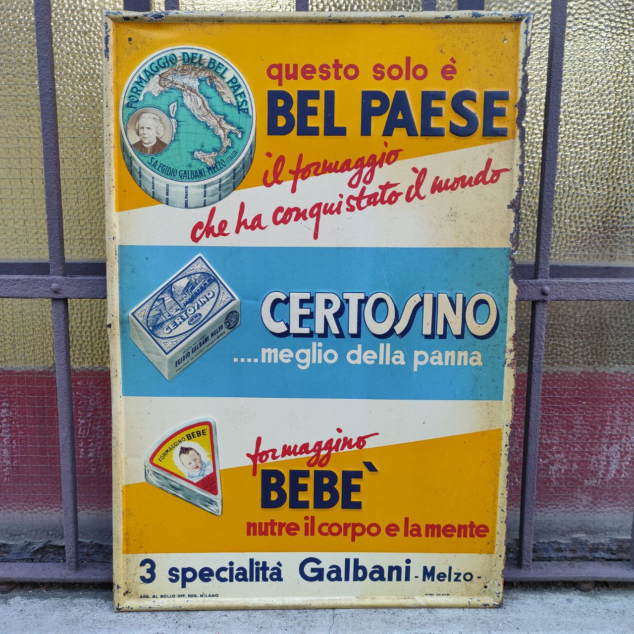 Sign - Galbani Certosino Bel Paese