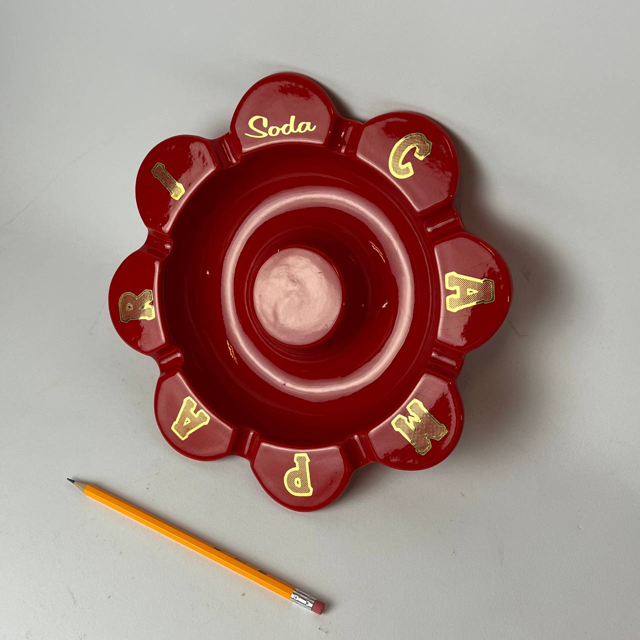 Advertising Ashtray - Campari Soda by Thun Design