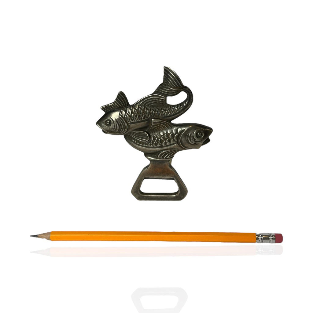 Bottle opener with fish