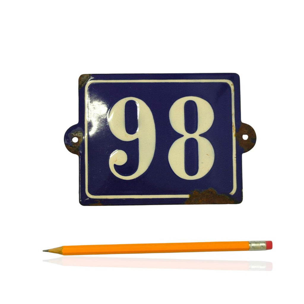 Enamelled plaque - Civic 98