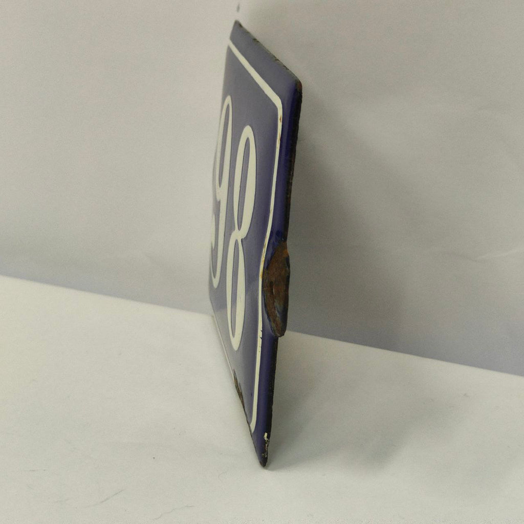 Enamelled plaque - Civic 98