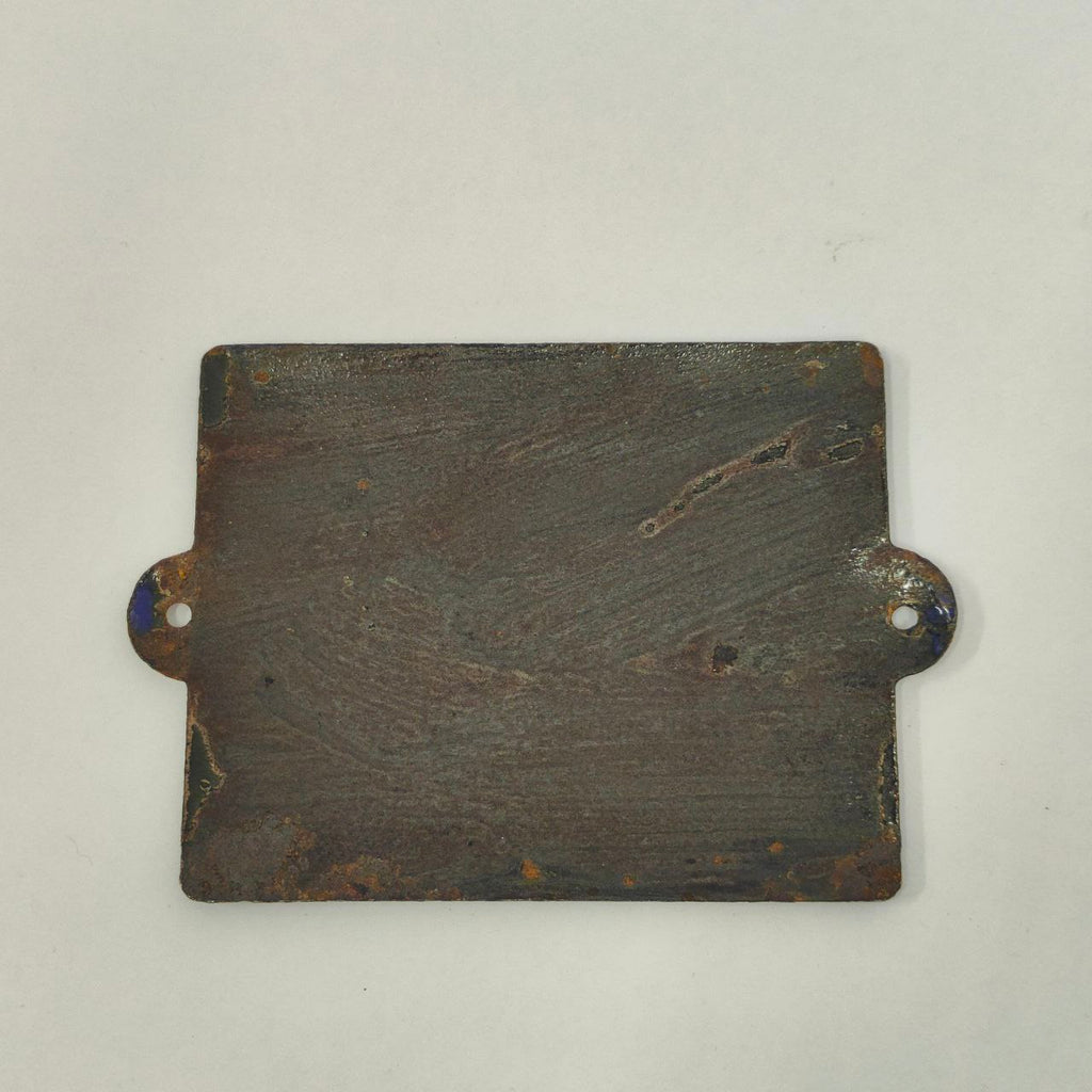 Enamelled plaque - Civic 98