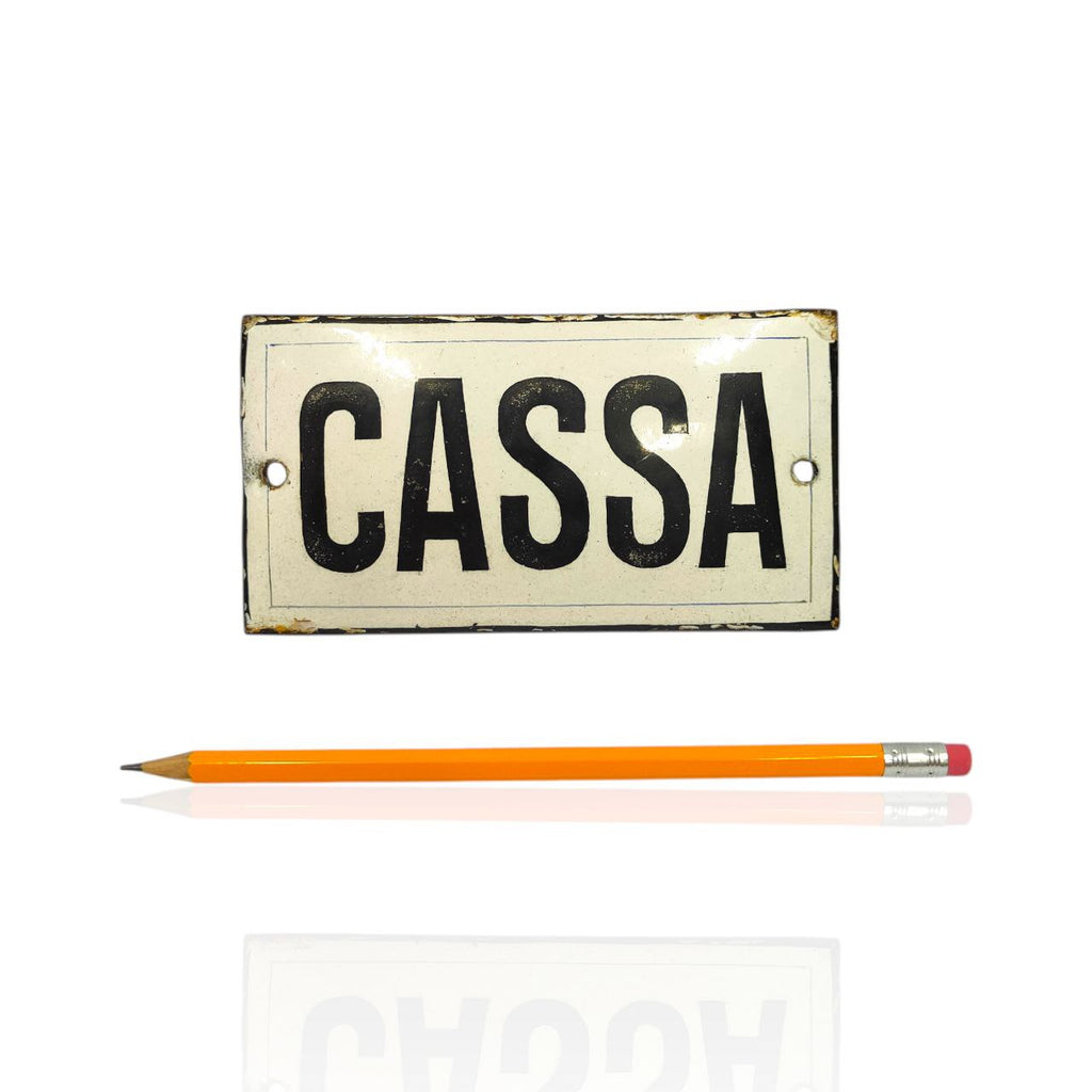 Enamel Plate - Case | 1920s