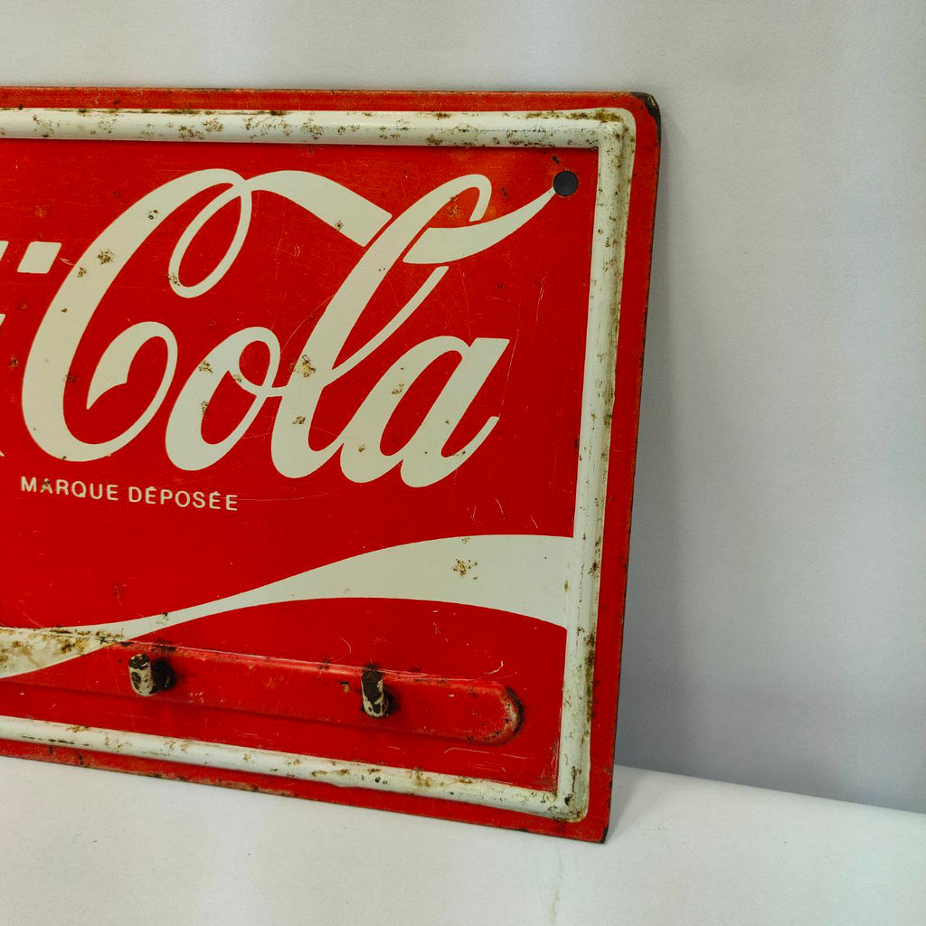 Tea Towel Hanger - Coca-Cola Sign | 1980s