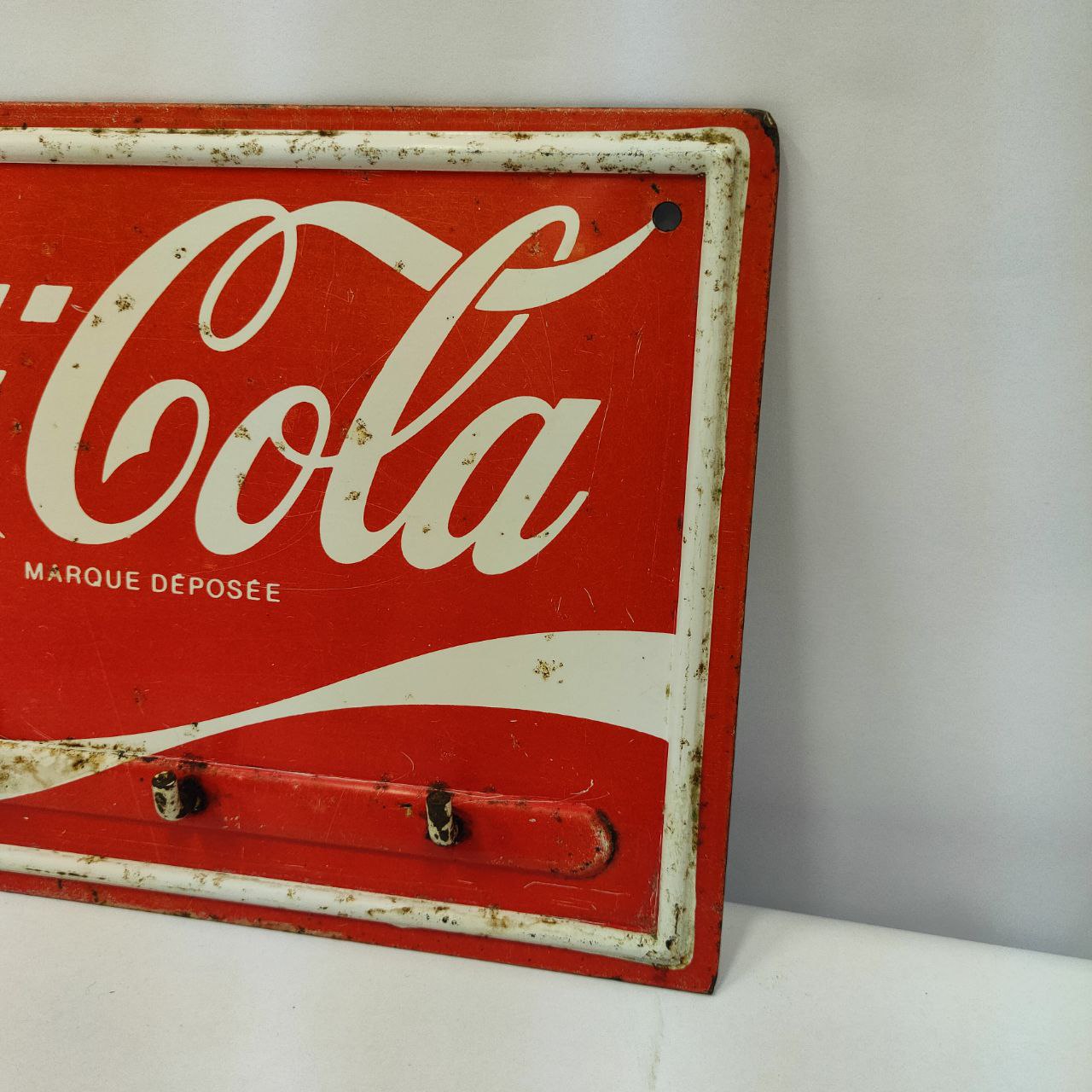 Tea Towel Hanger - Coca-Cola Sign | 1980s
