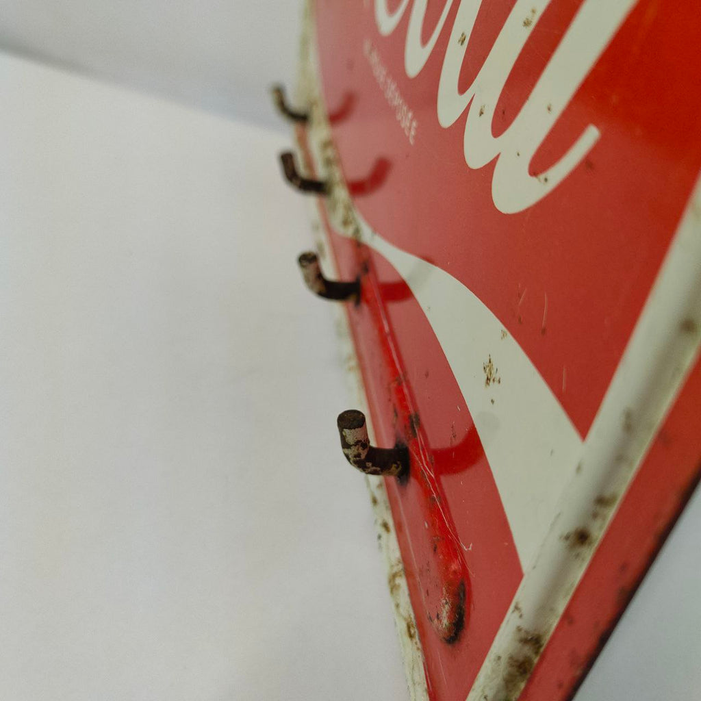 Tea Towel Hanger - Coca-Cola Sign | 1980s