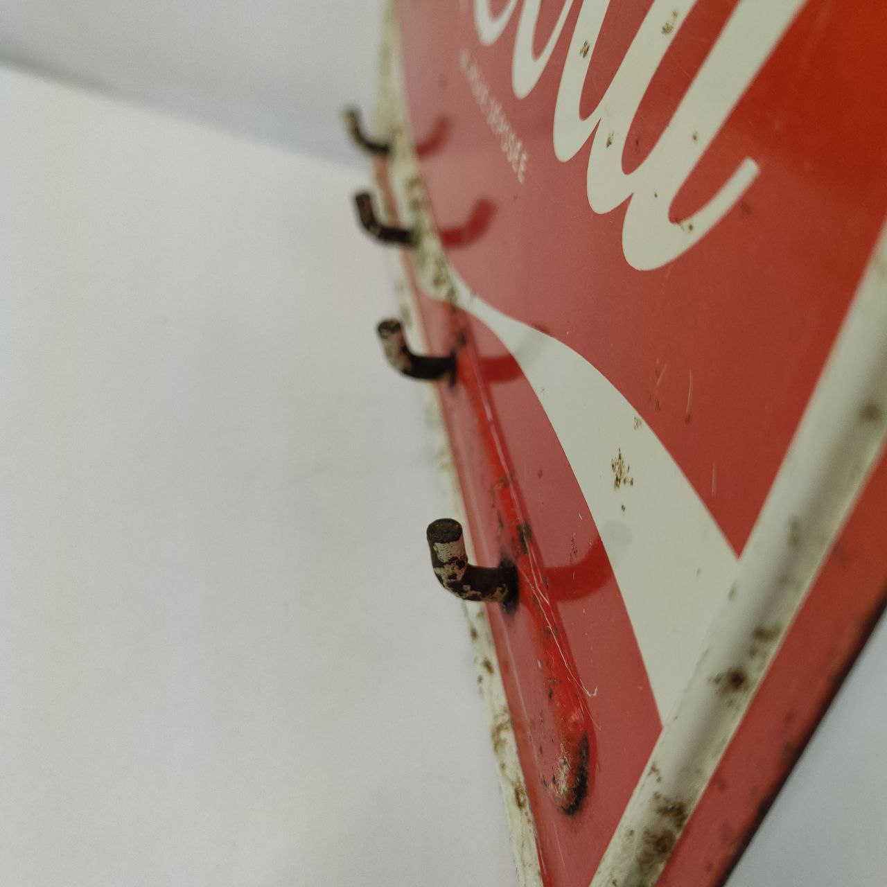 Tea Towel Hanger - Coca-Cola Sign | 1980s