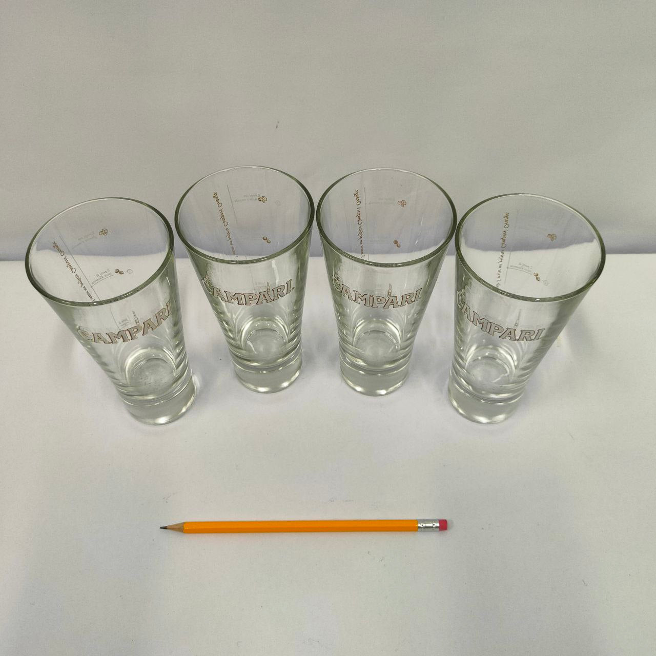 Advertising Glasses - Campari Orange