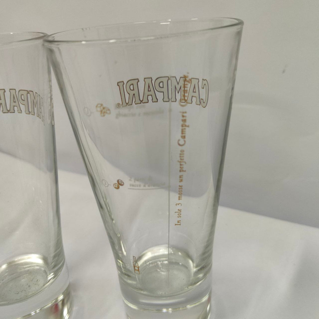 Advertising Glasses - Campari Orange