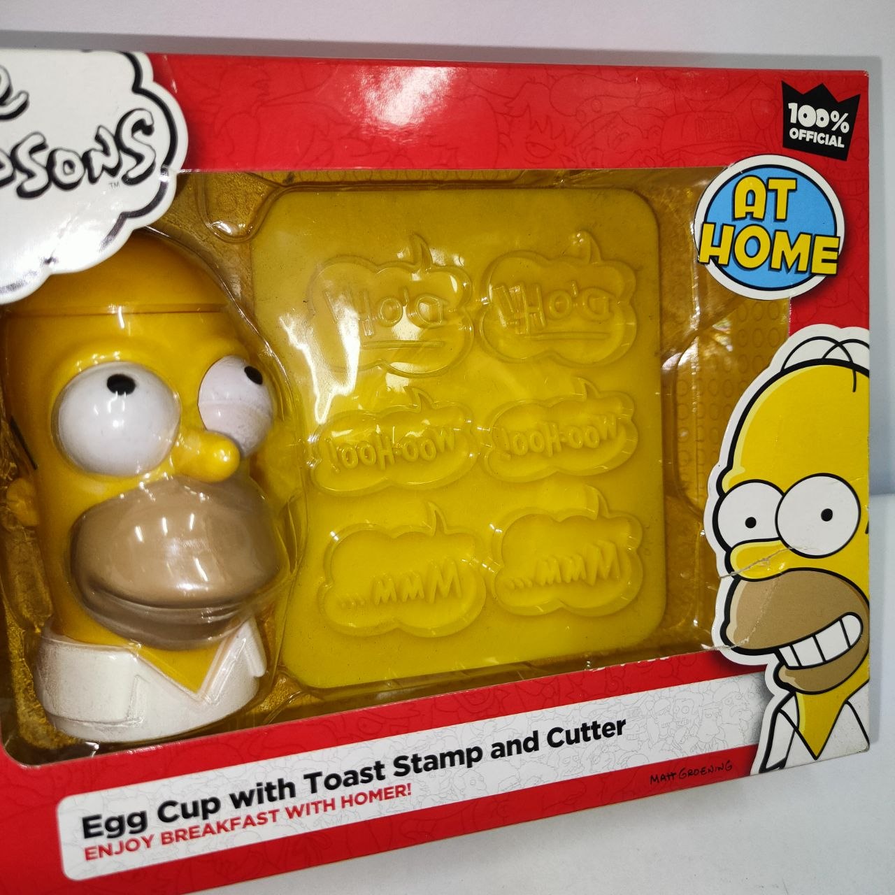 The Simpsons - Breakfast Egg Cup with Stamps