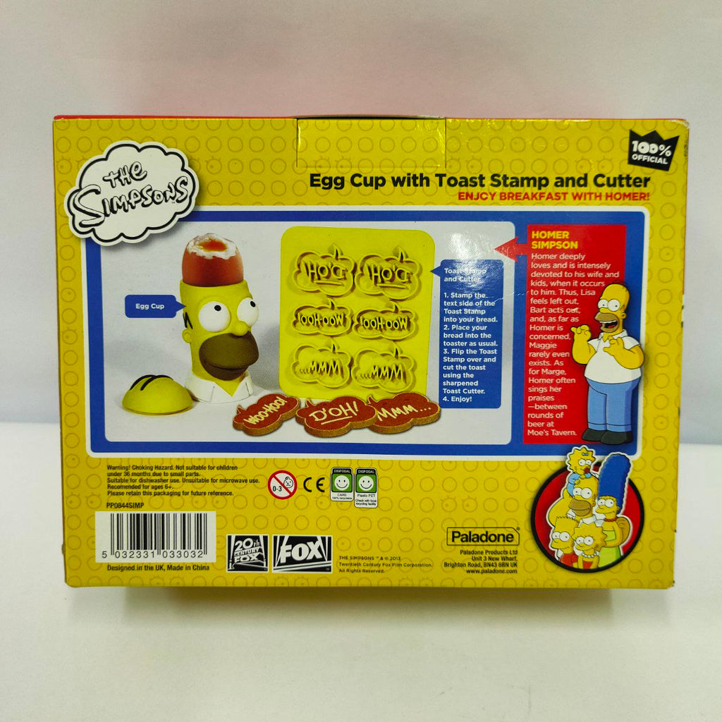 The Simpsons - Breakfast Egg Cup with Stamps