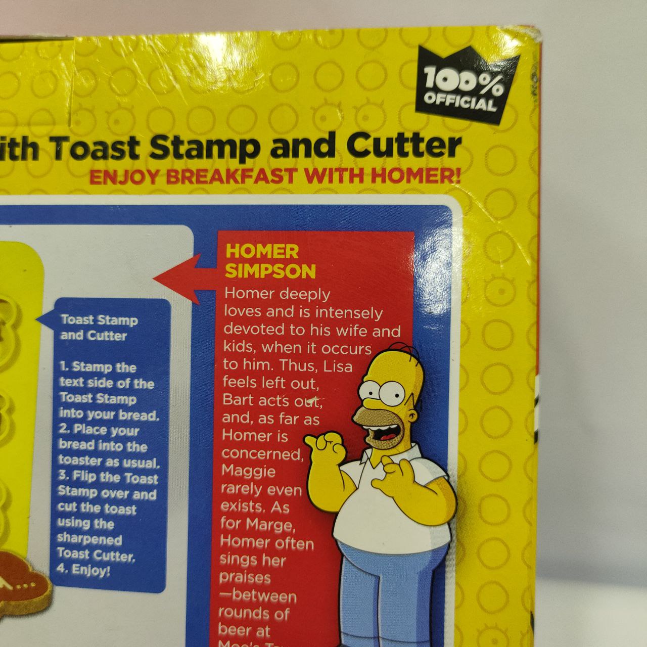 The Simpsons - Breakfast Egg Cup with Stamps