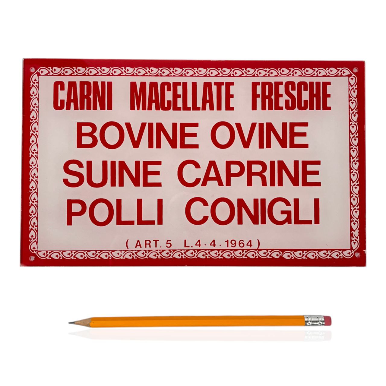 Insegna - Carni macellate fresche | Anni '70