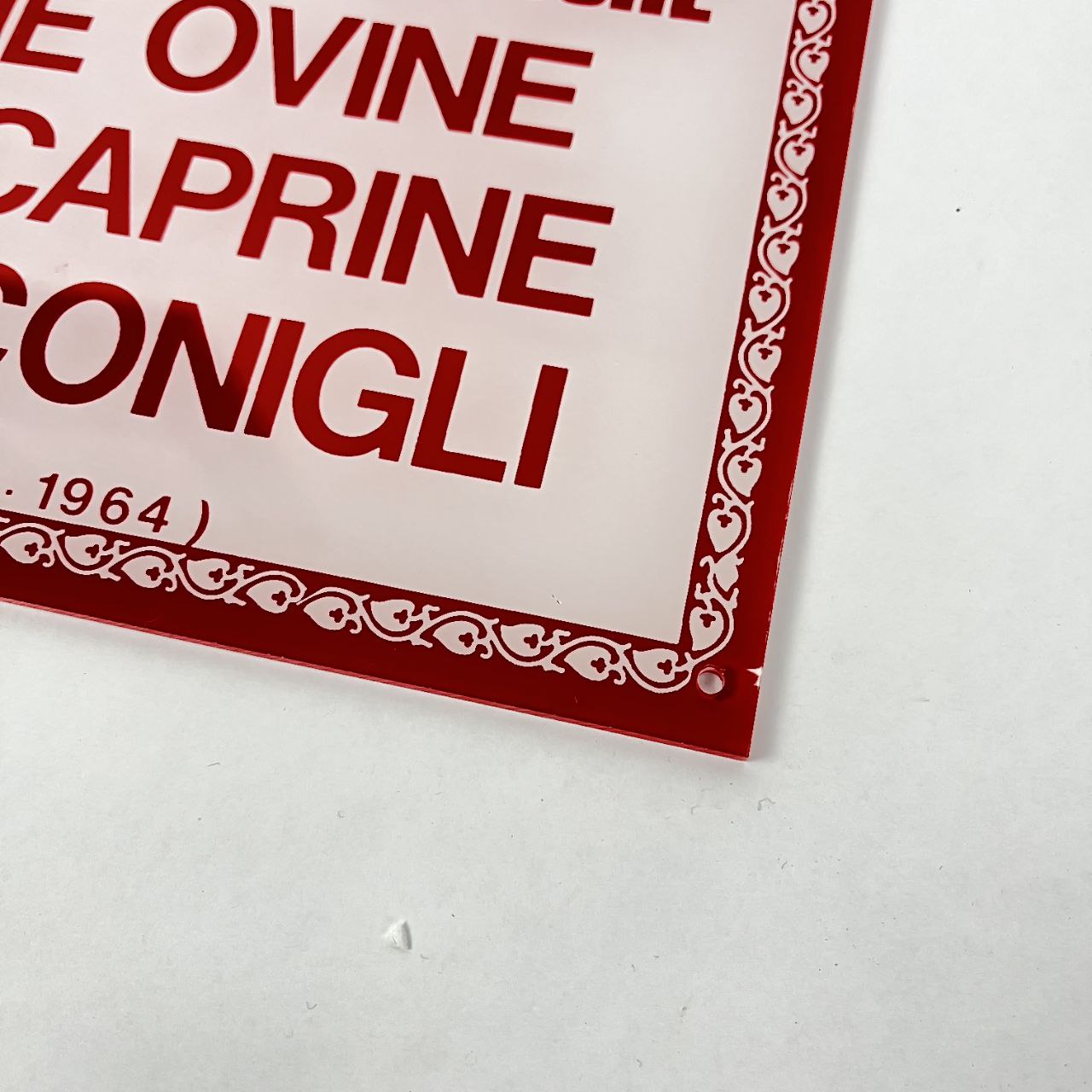 Insegna - Carni macellate fresche | Anni '70