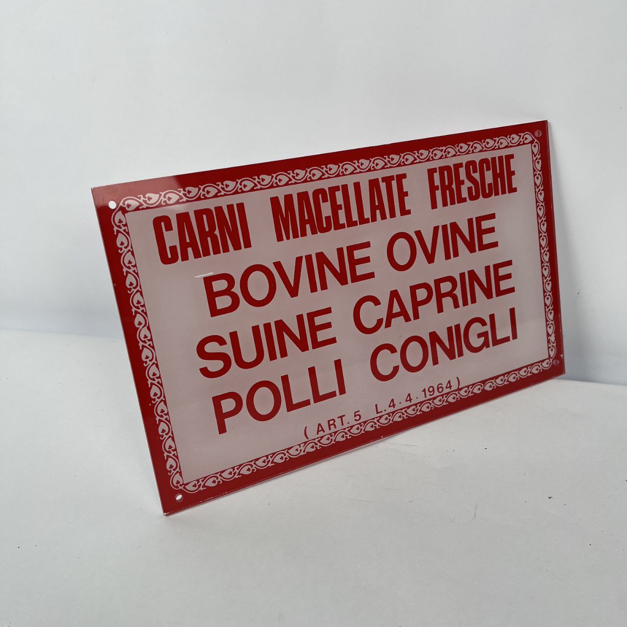 Insegna - Carni macellate fresche | Anni '70