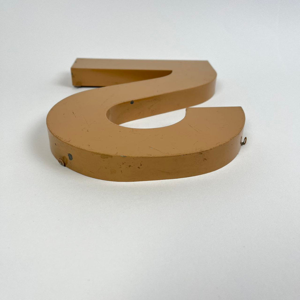 Insegna - Numero "2" in metallo