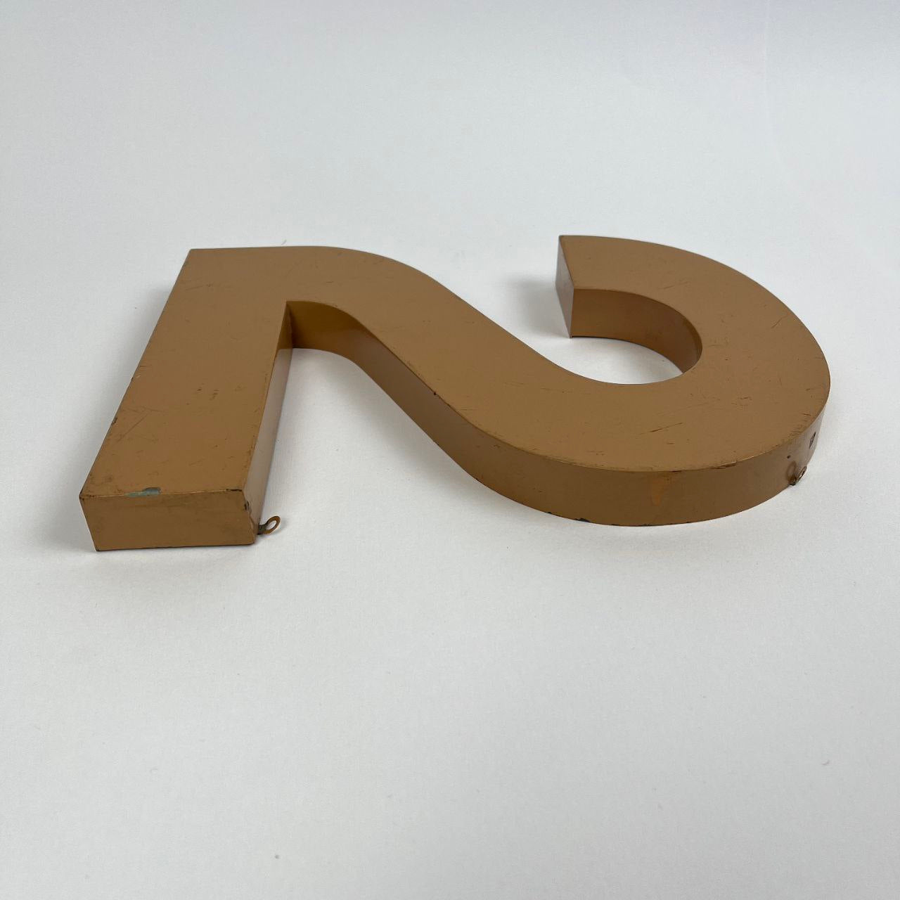 Insegna - Numero "2" in metallo