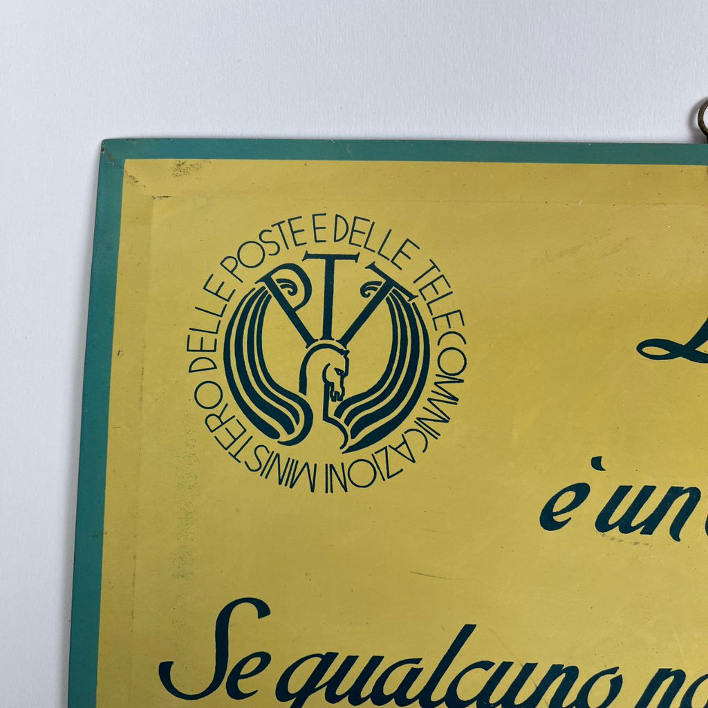 Insegna - "La cortesia è un dovere per tutti" | Anni '50