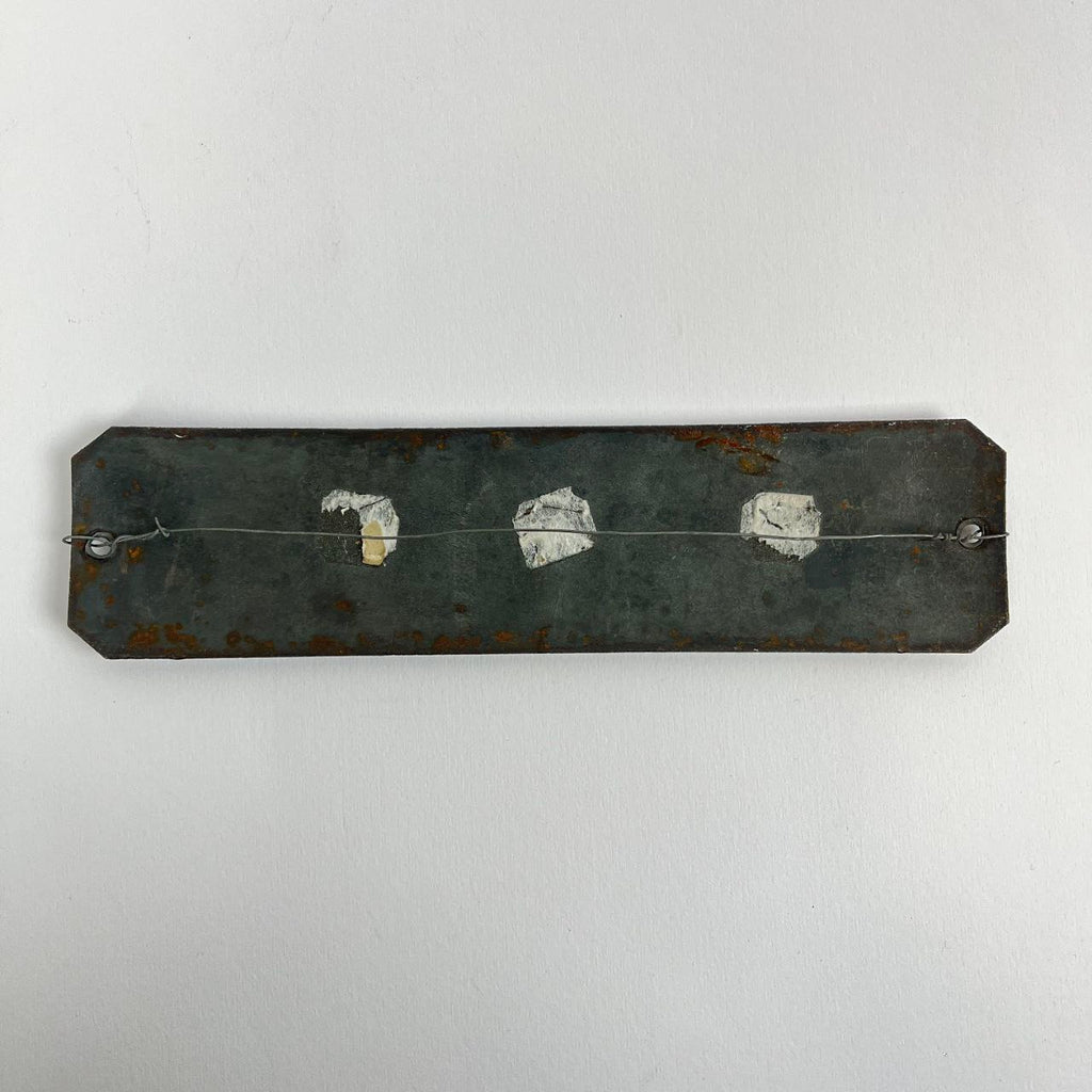 Targhetta smaltata - Contabilità | Anni '40