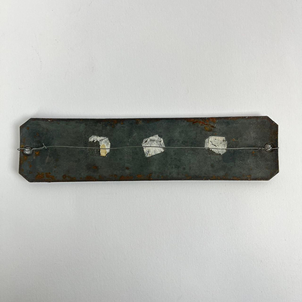 Targhetta smaltata - Contabilità | Anni '40