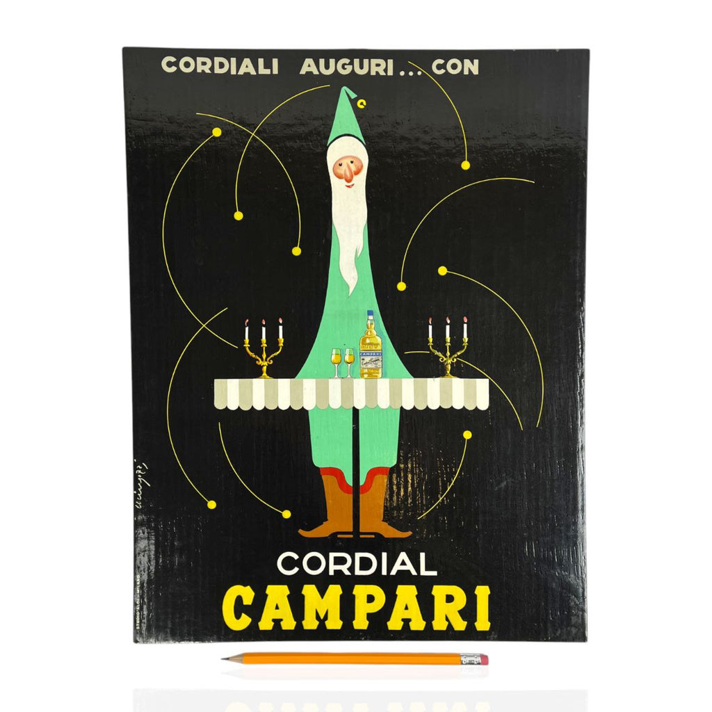 Cartonato pubblicitario - Cordial Campari Mingozzi | Anni '60