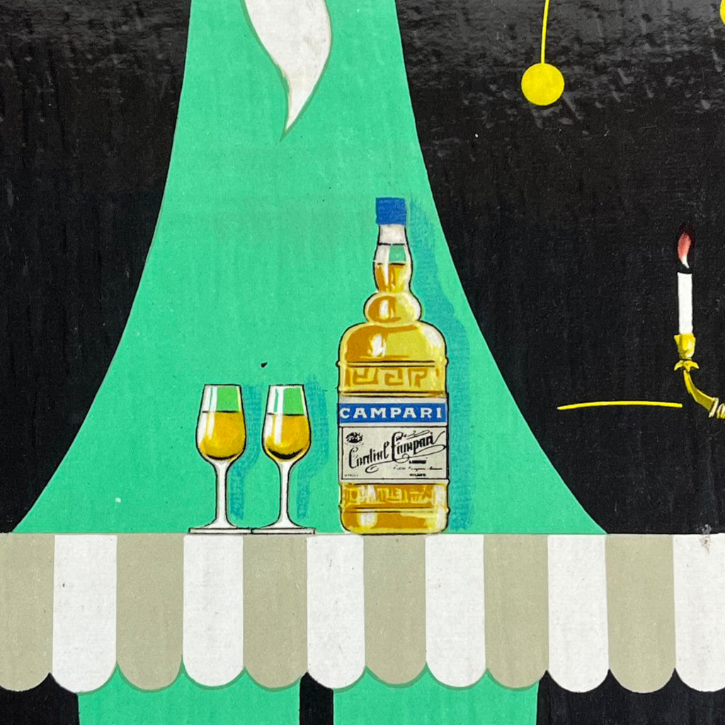 Cartonato pubblicitario - Cordial Campari Mingozzi | Anni '60