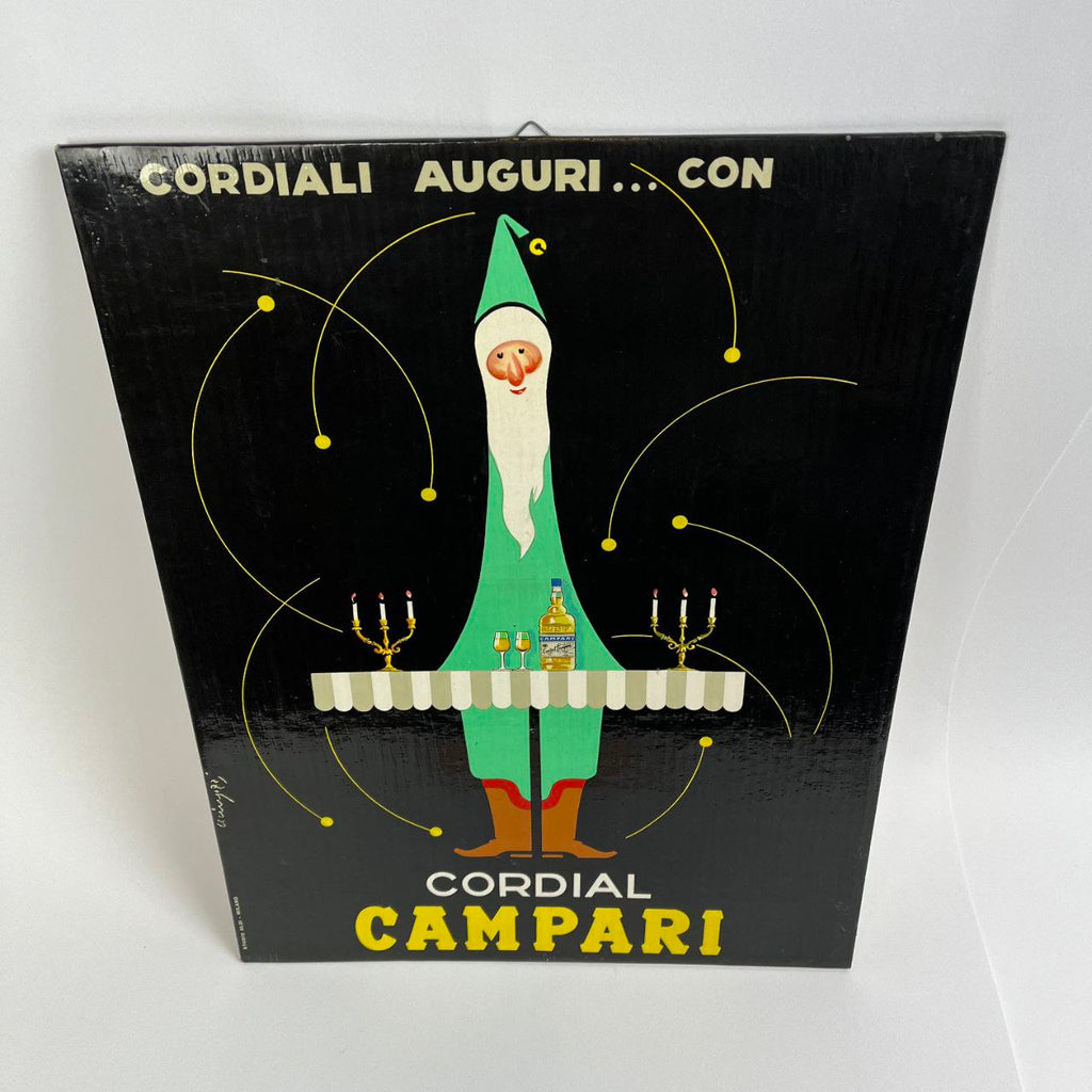 Cartonato pubblicitario - Cordial Campari Mingozzi | Anni '60