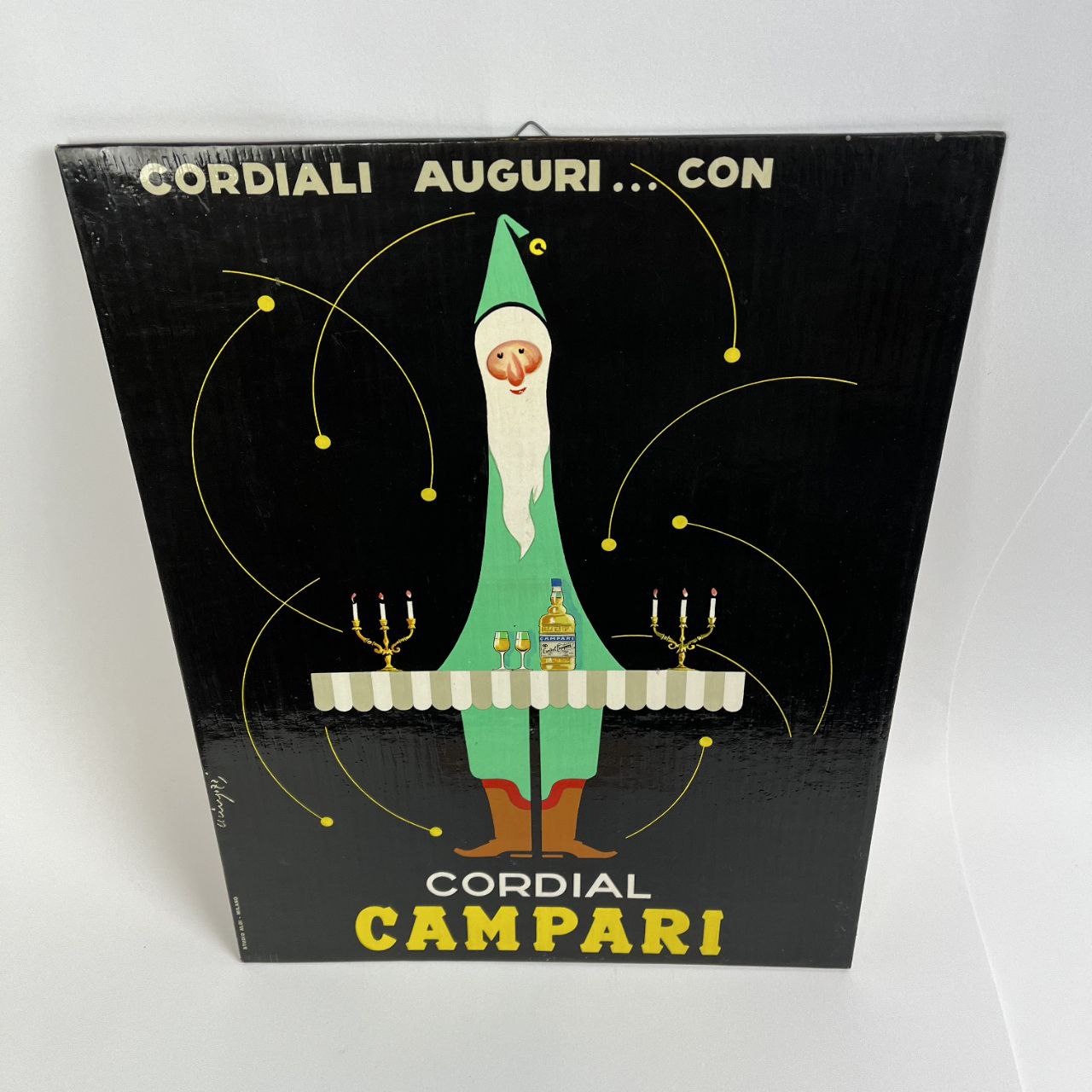 Cartonato pubblicitario - Cordial Campari Mingozzi | Anni '60