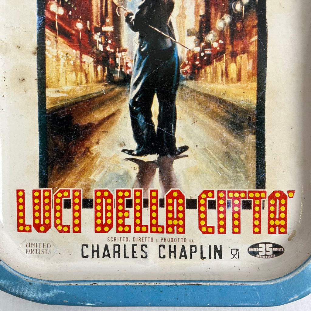 Vassoio Charlie Chaplin - Luci della Città