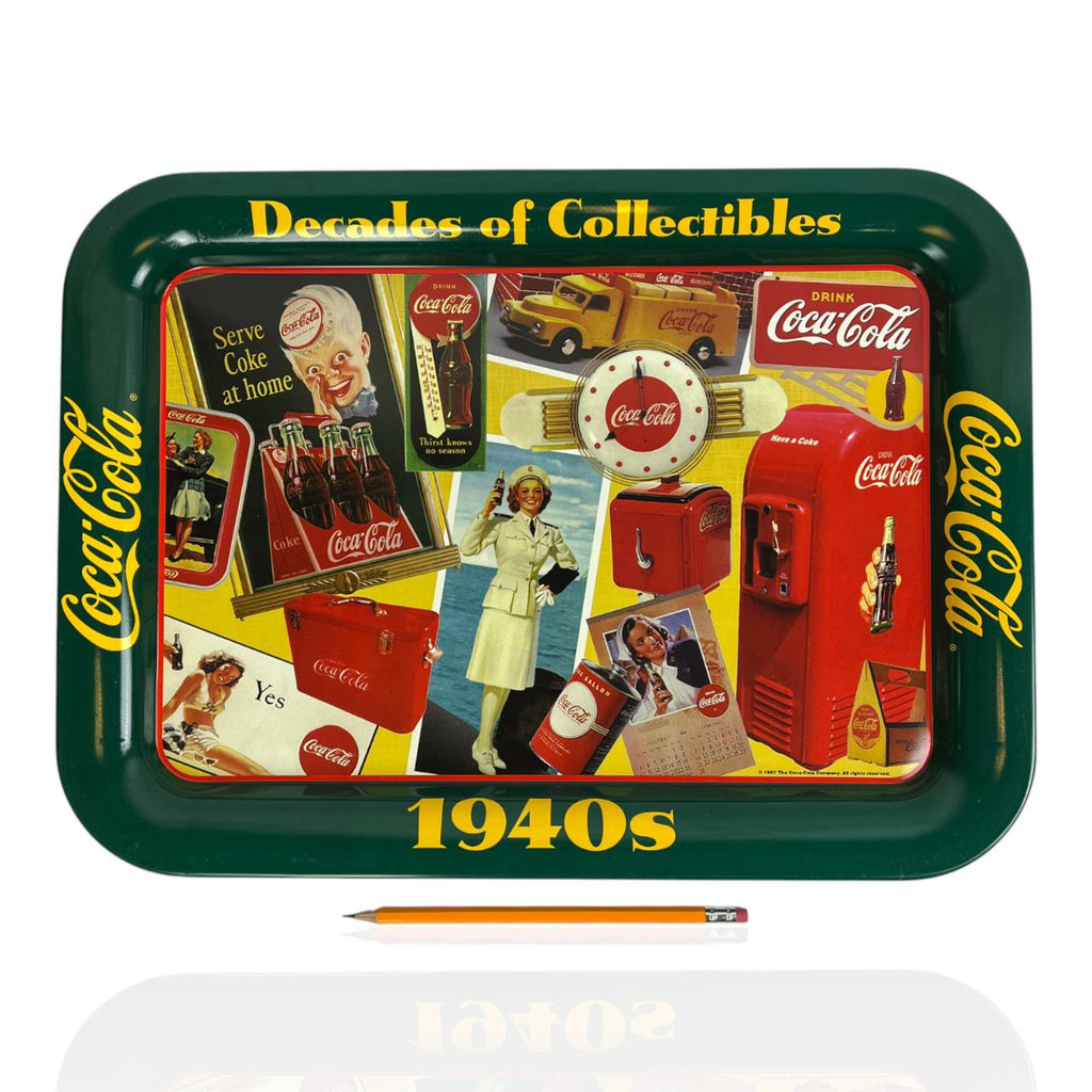 Vassoio pubblicitario - Coca-Cola Decades of Collectibles 1940s