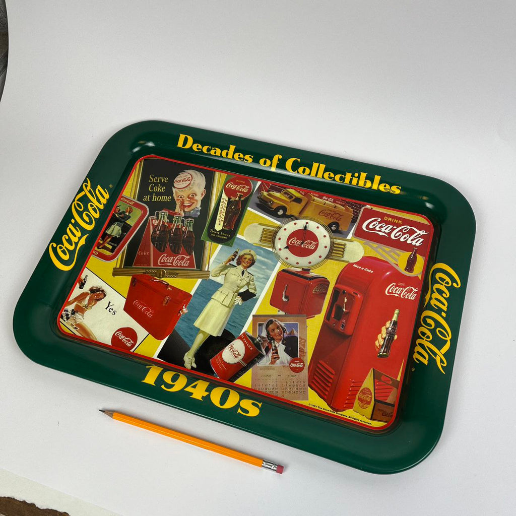 Vassoio pubblicitario - Coca-Cola Decades of Collectibles 1940s