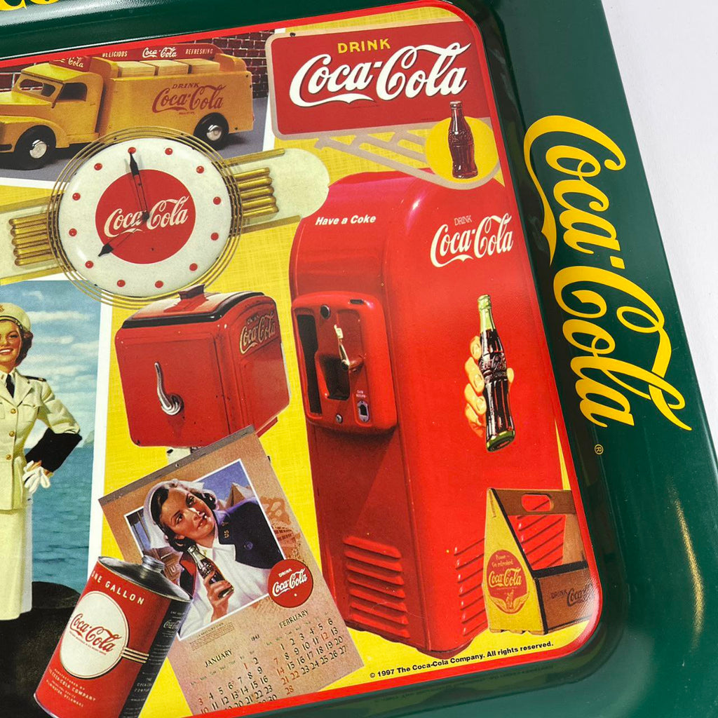 Vassoio pubblicitario - Coca-Cola Decades of Collectibles 1940s