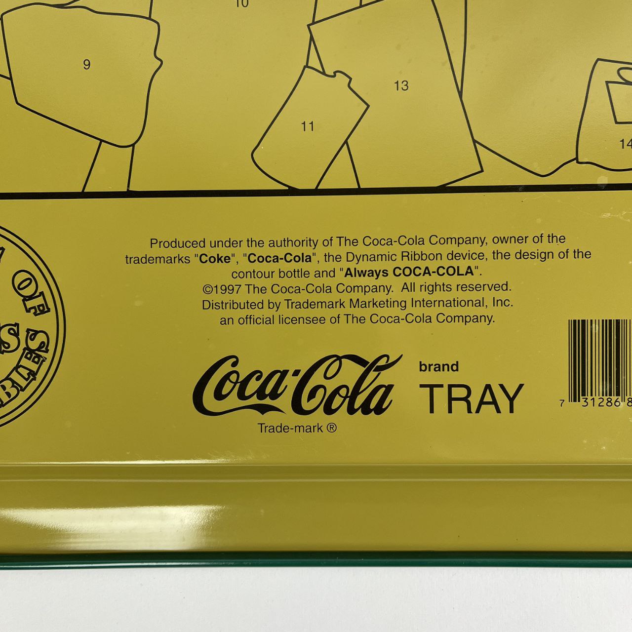 Vassoio pubblicitario - Coca-Cola Decades of Collectibles 1940s