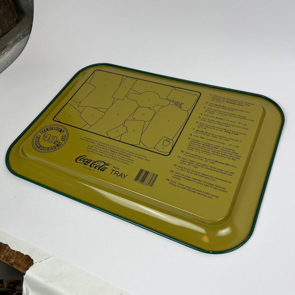 Vassoio pubblicitario - Coca-Cola Decades of Collectibles 1940s