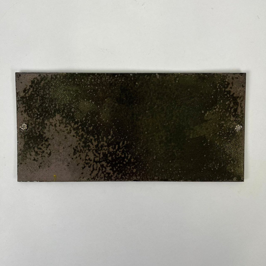 Targa smaltata - Olio di Semi