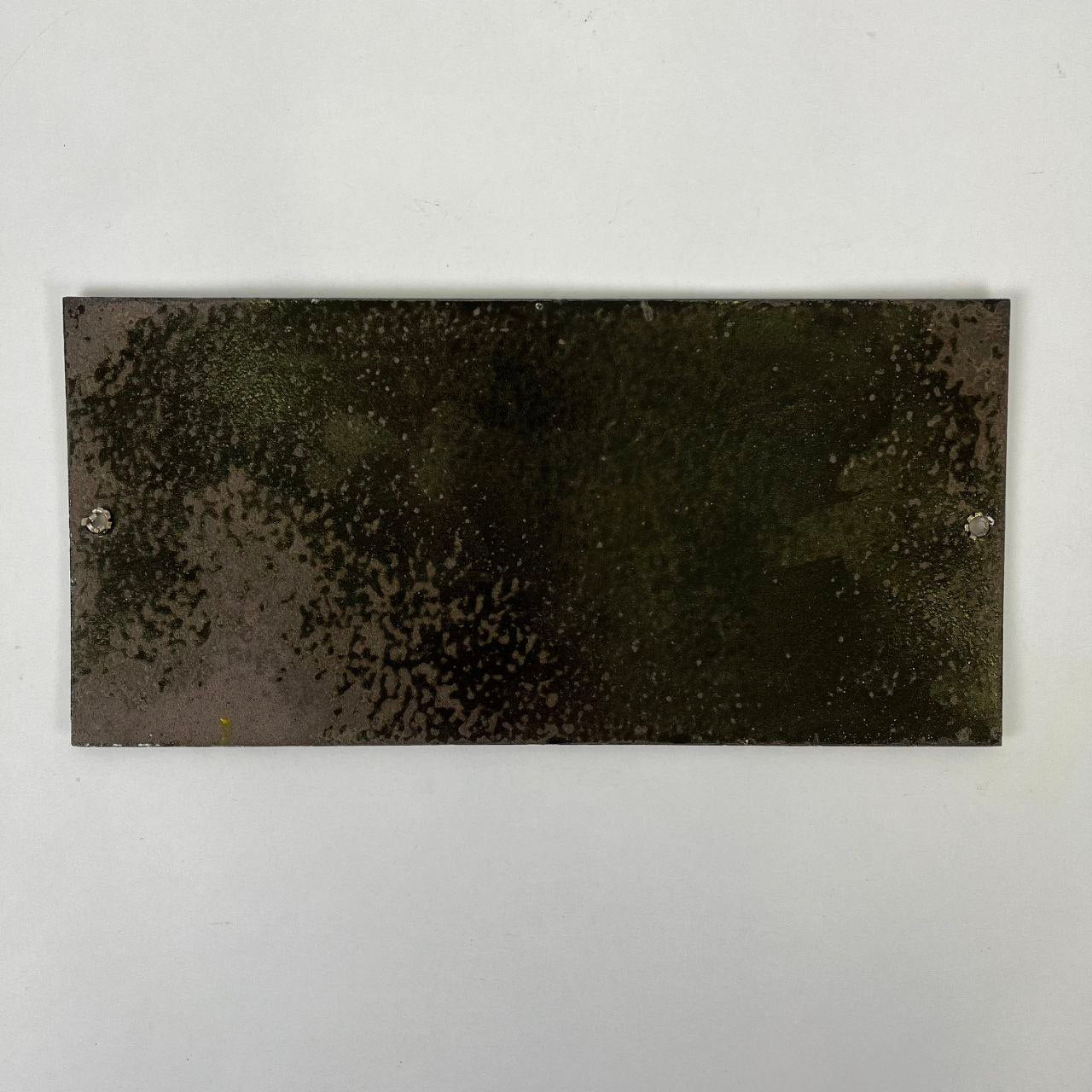 Targa smaltata - Olio di Semi